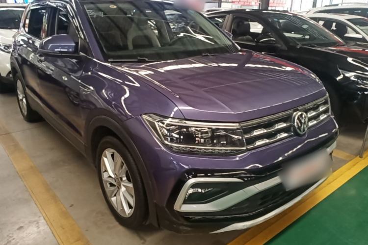Used Volkswagen T-Cross 2019 1.5L Automatic Comfort Edition Front Right 45 Deg