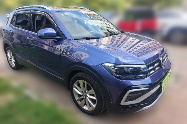 Used Volkswagen T-Cross 2019 1.5L Automatic Comfort Edition Front Right 45 Deg