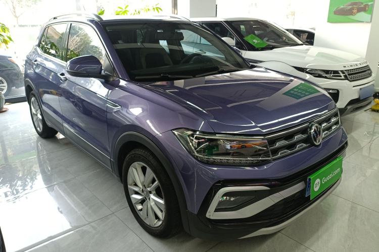 Used Volkswagen T-Cross 2019 1.5L Automatic Comfort Edition Front Right 45 Deg