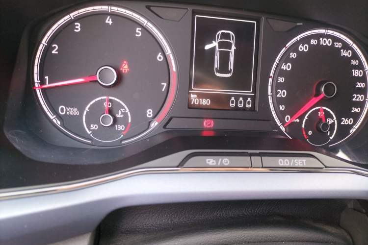 Used Volkswagen T-Cross 2019 1.5L Automatic Comfort Edition Odometer Close Up