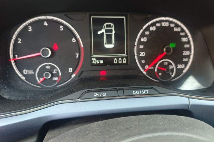 Used Volkswagen T-Cross 2019 1.5L Automatic Comfort Edition Odometer Close Up