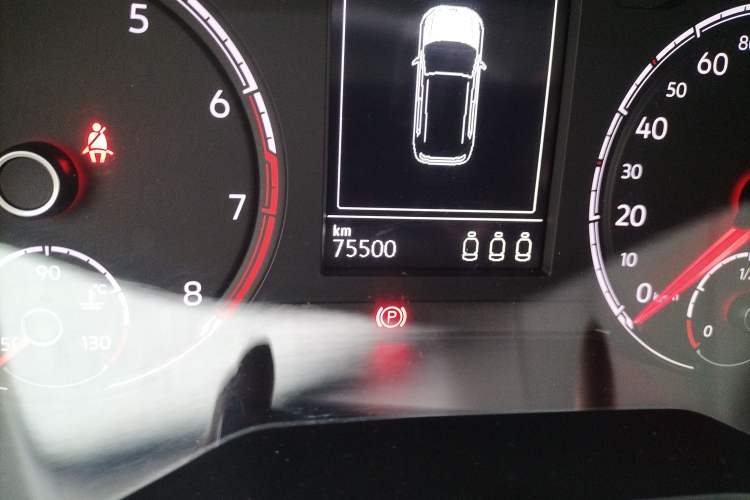 Used Volkswagen T-Cross 2019 280TSI DSG Comfort Edition Odometer Close Up