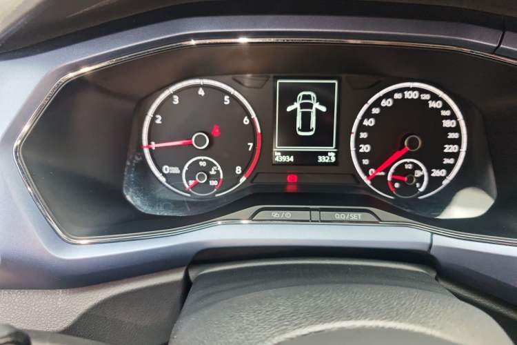 Used Volkswagen T-Cross 2019 1.5L Automatic Comfort Edition Odometer Close Up