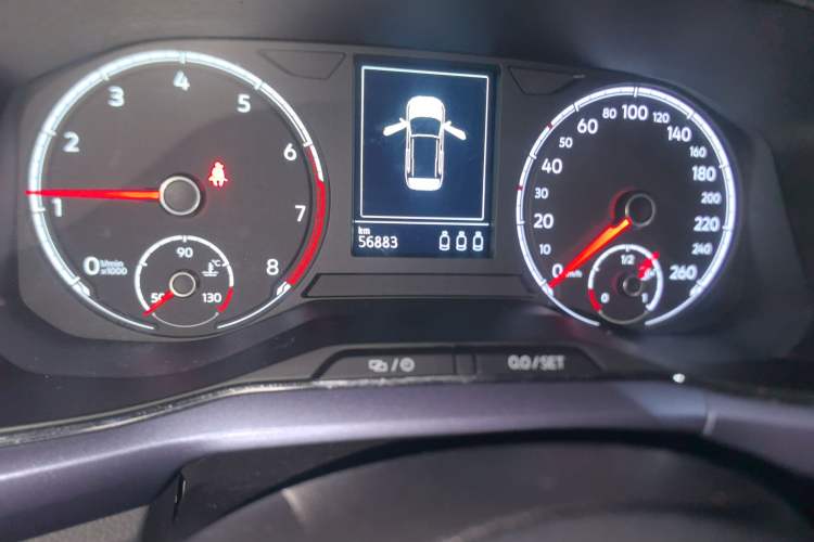 Used Volkswagen T-Cross 2019 280TSI DSG Comfort Edition Odometer Close Up