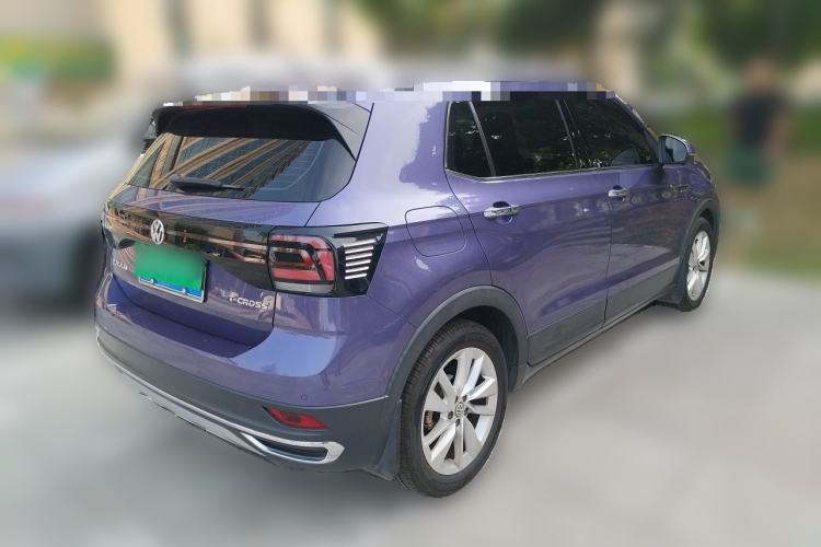 Used Volkswagen T-Cross 2019 1.5L Automatic Comfort Edition Rear Right 45 Deg