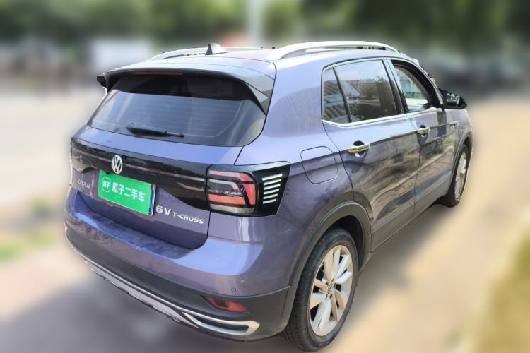 Used Volkswagen T-Cross 2019 1.5L Automatic Comfort Edition Rear Right 45 Deg