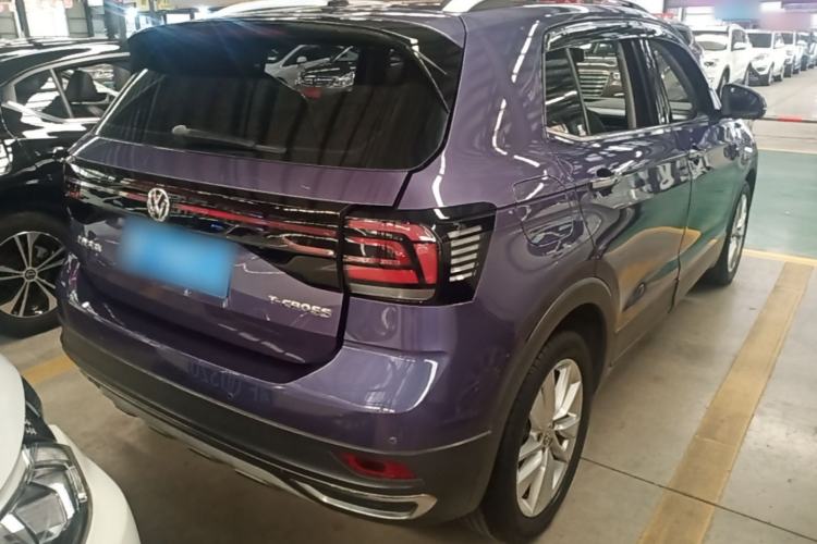 Used Volkswagen T-Cross 2019 1.5L Automatic Comfort Edition Rear Right 45 Deg