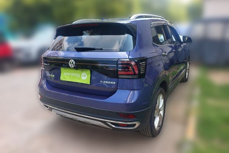 Used Volkswagen T-Cross 2019 1.5L Automatic Comfort Edition Rear Right 45 Deg