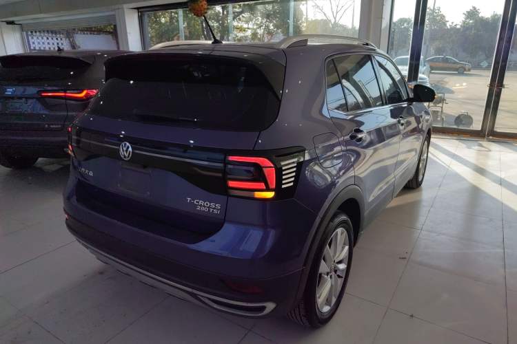 Used Volkswagen T-Cross 2019 280TSI DSG Comfort Edition Rear Right 45 Deg