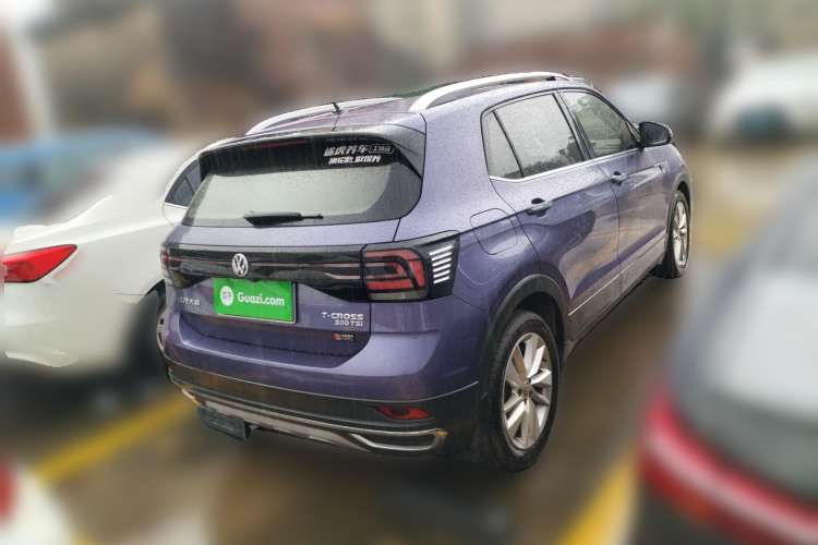 Used Volkswagen T-Cross 2019 280TSI DSG Comfort Edition Rear Right 45 Deg