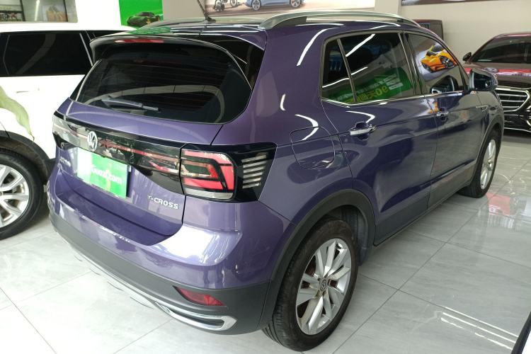 Used Volkswagen T-Cross 2019 1.5L Automatic Comfort Edition Rear Right 45 Deg