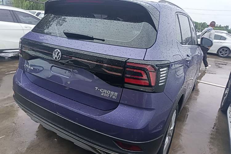 Used Volkswagen T-Cross 2019 280TSI DSG Comfort Edition Rear Right 45 Deg