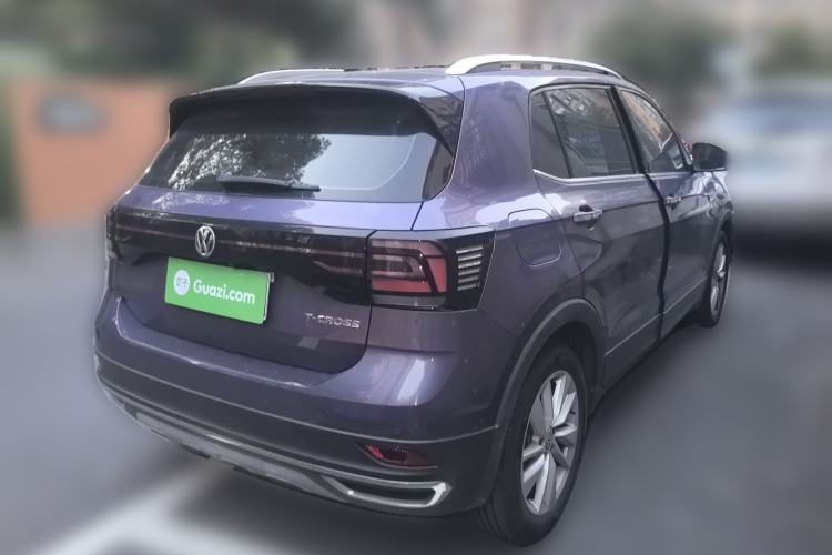 Used Volkswagen T-Cross 2019 1.5L Automatic Comfort Edition Rear Right 45 Deg