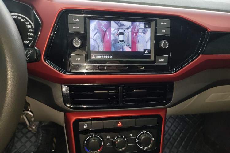 Used Volkswagen T-Cross 2019 1.5L Automatic Comfort Edition Audio And AC Panel