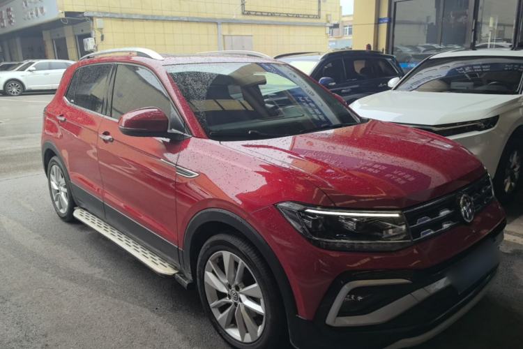 Used Volkswagen T-Cross 2019 280TSI DSG Comfort Edition Front Right 45 Deg
