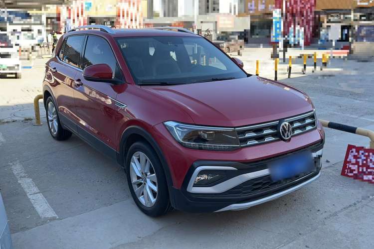Used Volkswagen T-Cross 2019 1.5L Automatic Comfort Edition Front Right 45 Deg