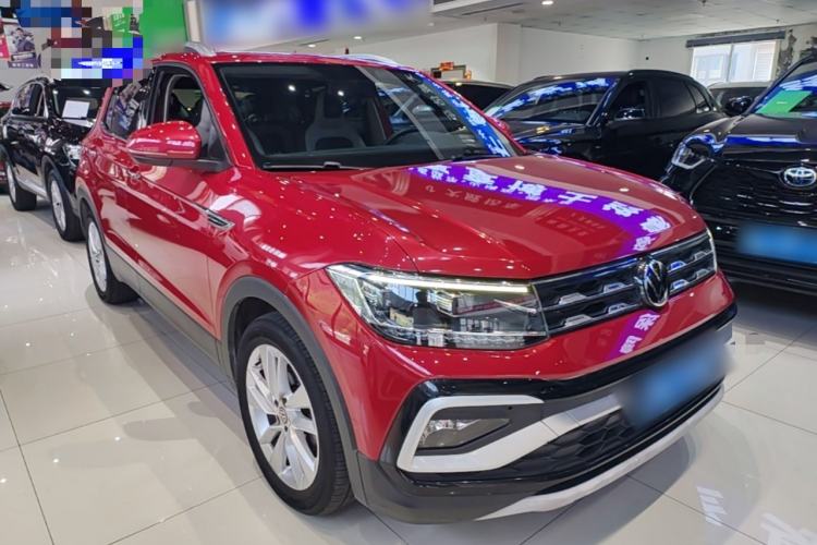 Used Volkswagen T-Cross 2019 1.5L Automatic Comfort Edition Front Right 45 Deg