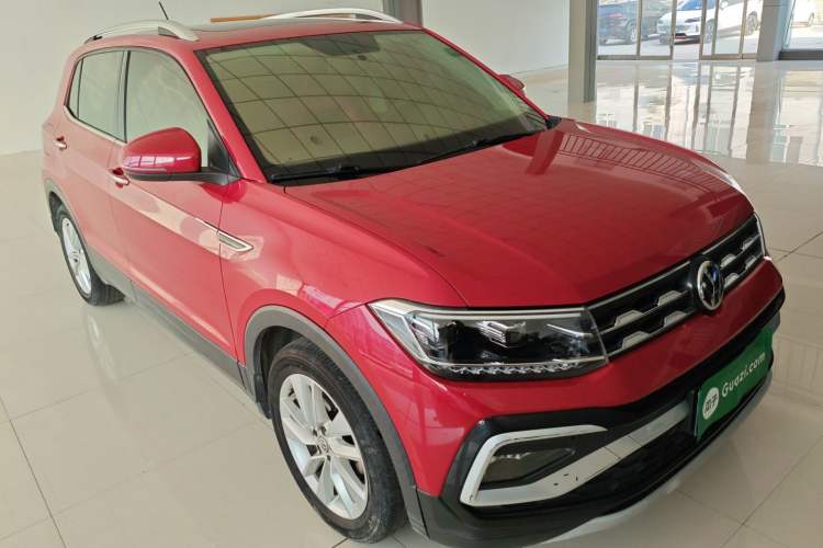 Used Volkswagen T-Cross 2019 1.5L Automatic Comfort Edition Front Right 45 Deg