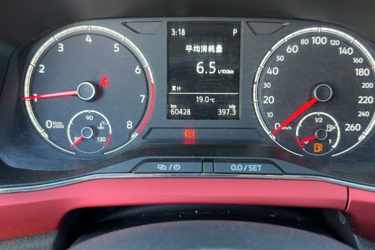 Used Volkswagen T-Cross 2019 1.5L Automatic Comfort Edition Odometer Close Up