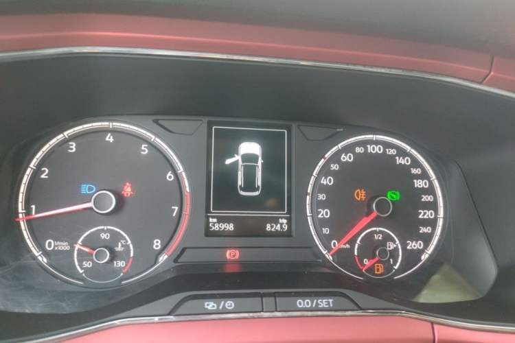 Used Volkswagen T-Cross 2019 1.5L Automatic Comfort Edition Odometer Close Up