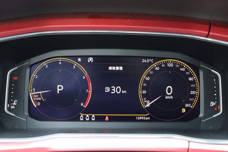 Used Volkswagen T-Cross 2019 280TSI DSG Luxury Edition Odometer Close Up