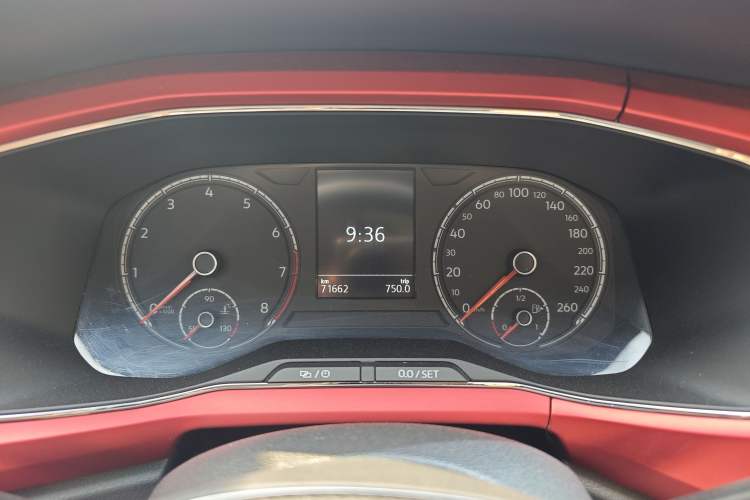 Used Volkswagen T-Cross 2019 1.5L Automatic Comfort Edition Odometer Close Up
