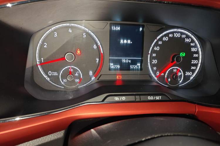 Used Volkswagen T-Cross 2019 1.5L Automatic Comfort Edition Odometer Close Up