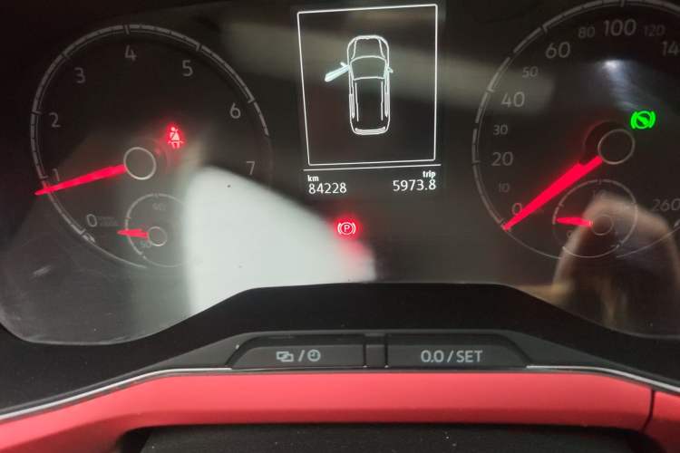 Used Volkswagen T-Cross 2019 1.5L Automatic Comfort Edition Odometer Close Up