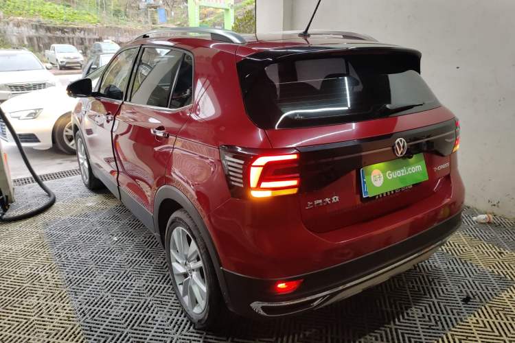 Used Volkswagen T-Cross 2019 1.5L Automatic Comfort Edition Rear Left 45 Deg