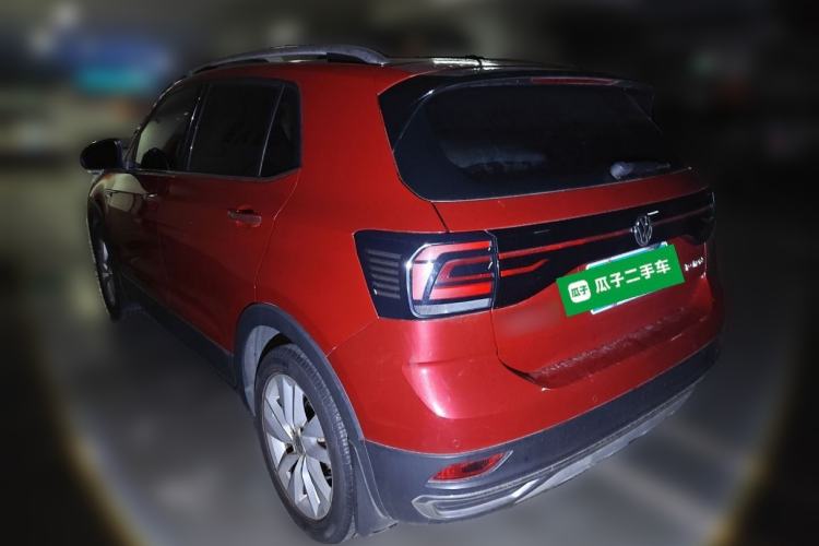 Used Volkswagen T-Cross 2019 1.5L Automatic Comfort Edition Rear Left 45 Deg