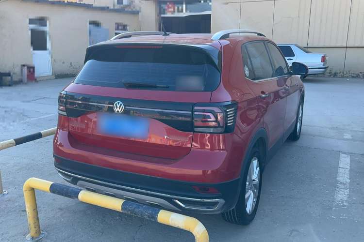 Used Volkswagen T-Cross 2019 1.5L Automatic Comfort Edition Rear Right 45 Deg