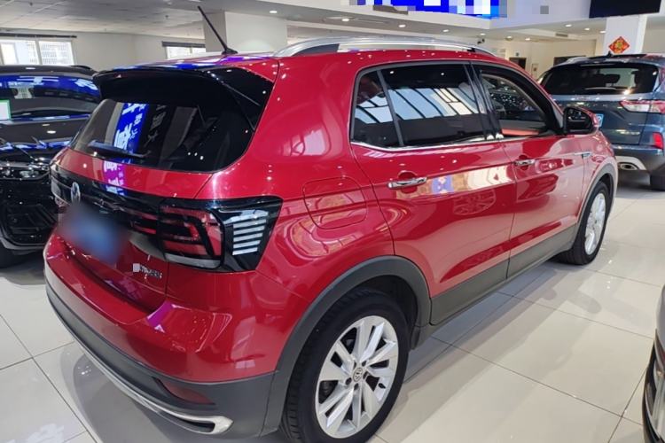 Used Volkswagen T-Cross 2019 1.5L Automatic Comfort Edition Rear Right 45 Deg