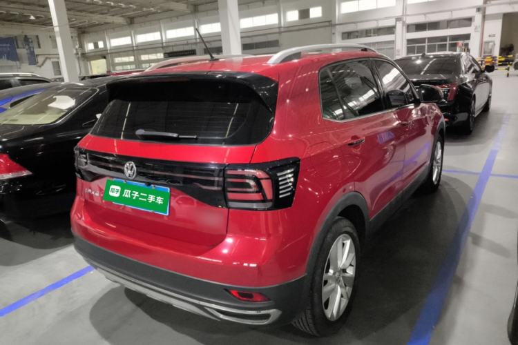 Used Volkswagen T-Cross 2019 280TSI DSG Comfort Edition Rear Right 45 Deg