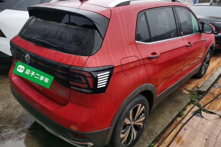 Used Volkswagen T-Cross 2019 280TSI DSG Luxury Edition Rear Right 45 Deg