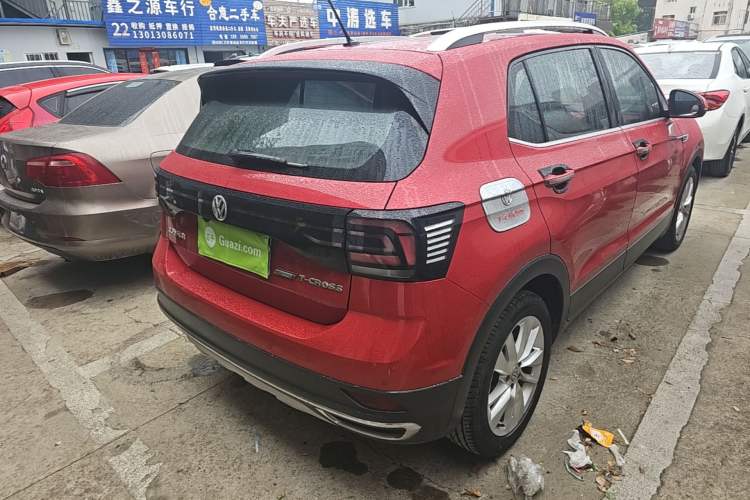 Used Volkswagen T-Cross 2019 1.5L Automatic Comfort Edition Rear Right 45 Deg