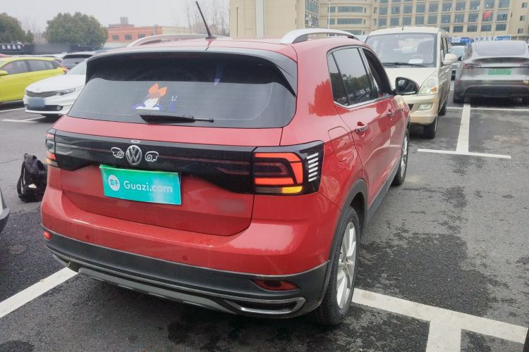 Used Volkswagen T-Cross 2019 280TSI DSG Comfort Edition Rear Right 45 Deg