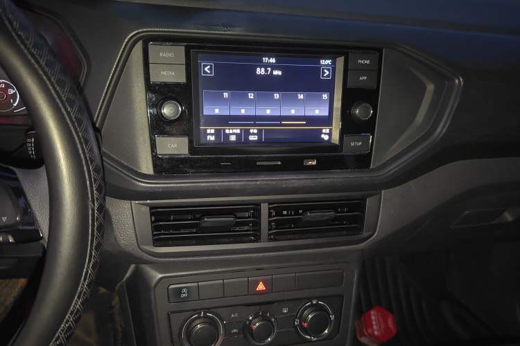 Used Volkswagen T-Cross 2019 1.5L Automatic Fashion Edition Audio And AC Panel