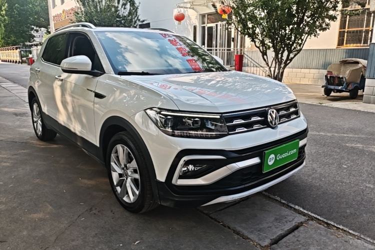 Used Volkswagen T-Cross 2019 1.5L Automatic Comfort Edition Front Right 45 Deg