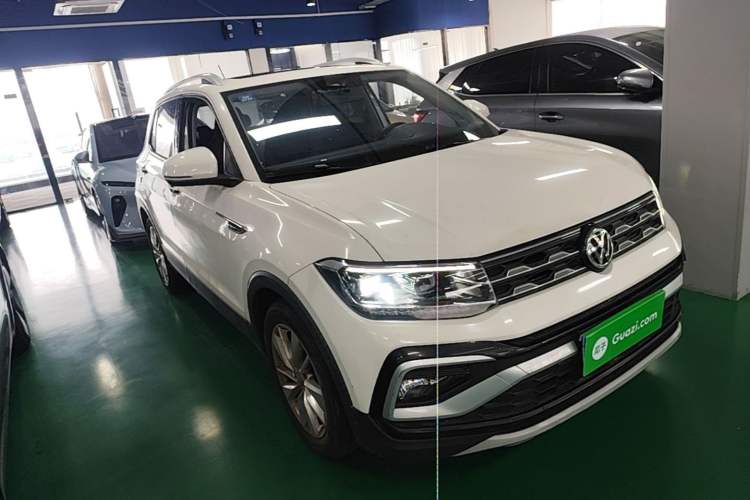 Used Volkswagen T-Cross 2019 1.5L Automatic Comfort Edition Front Right 45 Deg