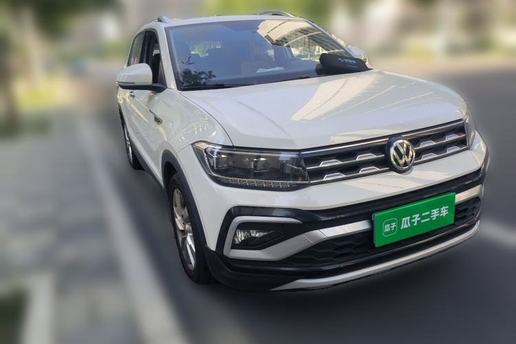 Used Volkswagen T-Cross 2019 1.5L Automatic Comfort Edition Front Right 45 Deg
