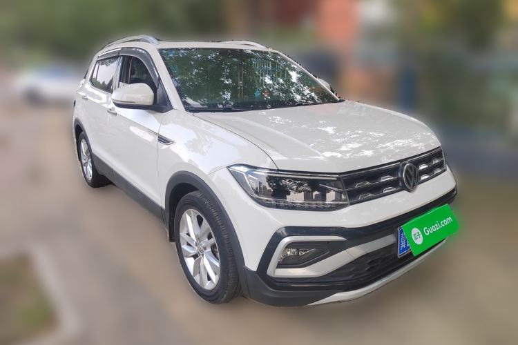 Used Volkswagen T-Cross 2019 1.5L Automatic Comfort Edition Front Right 45 Deg