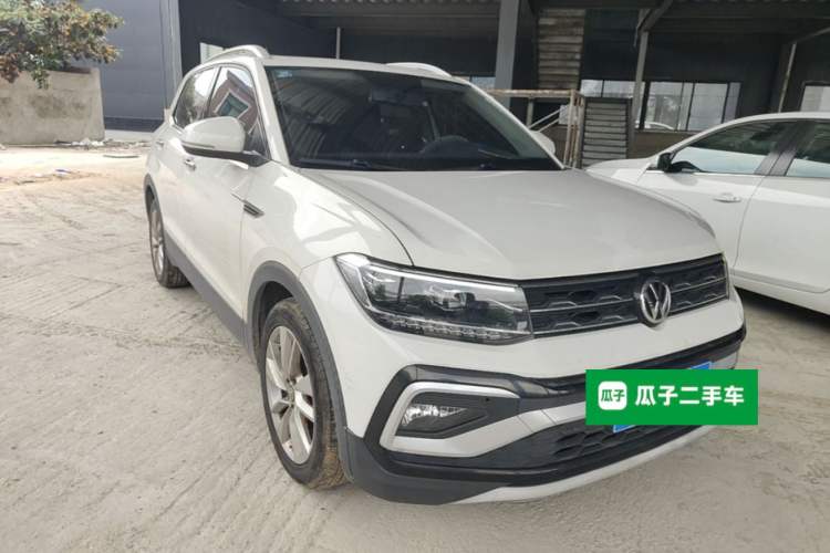 Used Volkswagen T-Cross 2019 1.5L Automatic Comfort Edition Front Right 45 Deg
