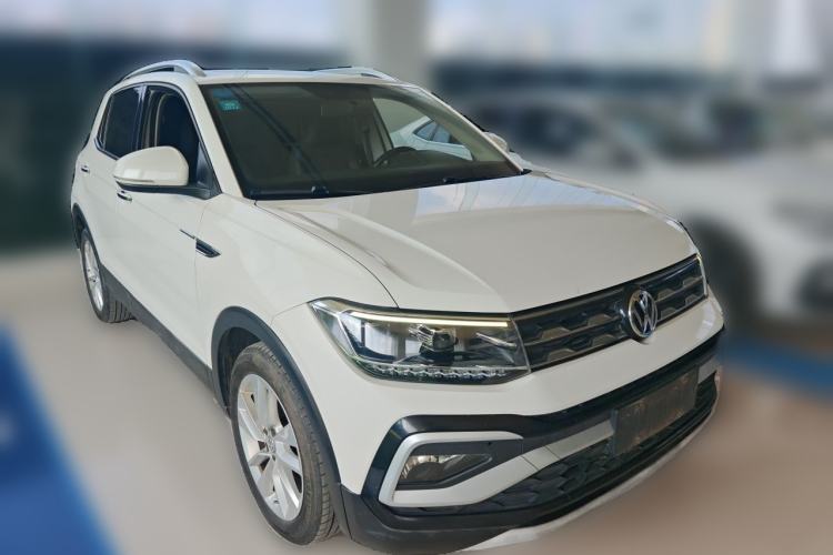 Used Volkswagen T-Cross 2019 1.5L Automatic Comfort Edition Front Right 45 Deg