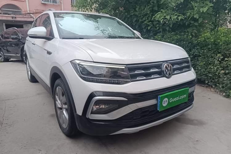 Used Volkswagen T-Cross 2019 1.5L Automatic Comfort Edition Front Right 45 Deg