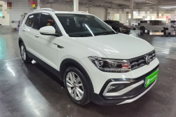 Used Volkswagen T-Cross 2019 1.5L Automatic Comfort Edition Front Right 45 Deg