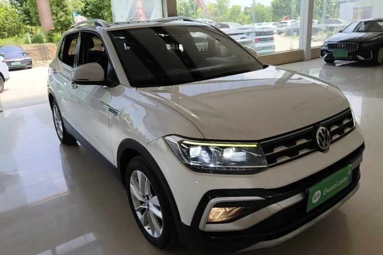 Used Volkswagen T-Cross 2019 1.5L Automatic Comfort Edition Front Right 45 Deg