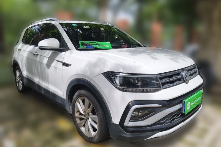 Used Volkswagen T-Cross 2019 280TSI DSG Comfort Edition Front Right 45 Deg