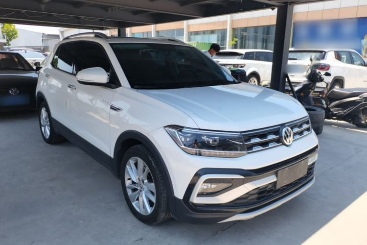 Used Volkswagen T-Cross 2019 280TSI DSG Comfort Edition Front Right 45 Deg