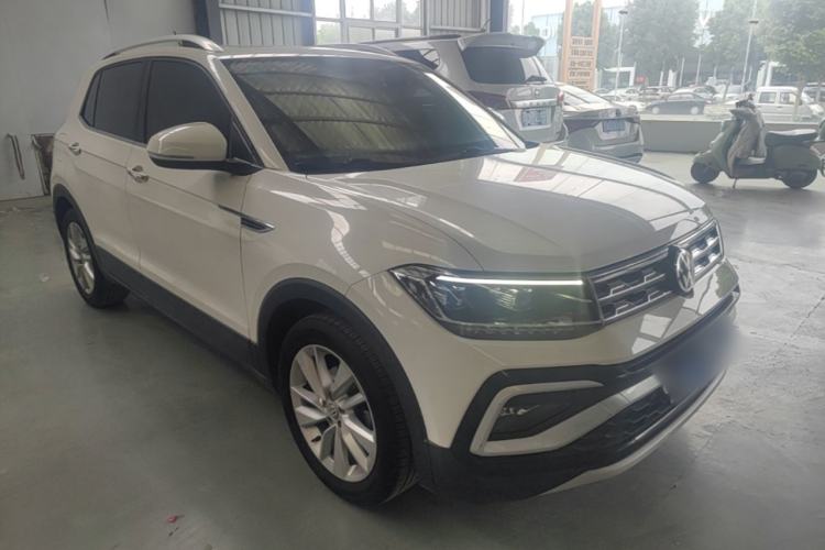 Used Volkswagen T-Cross 2019 1.5L Automatic Comfort Edition Front Right 45 Deg