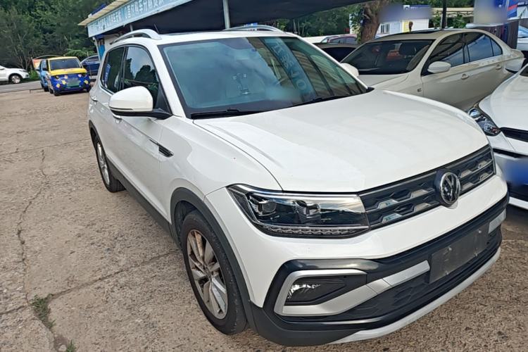 Used Volkswagen T-Cross 2019 1.5L Automatic Comfort Edition Front Right 45 Deg